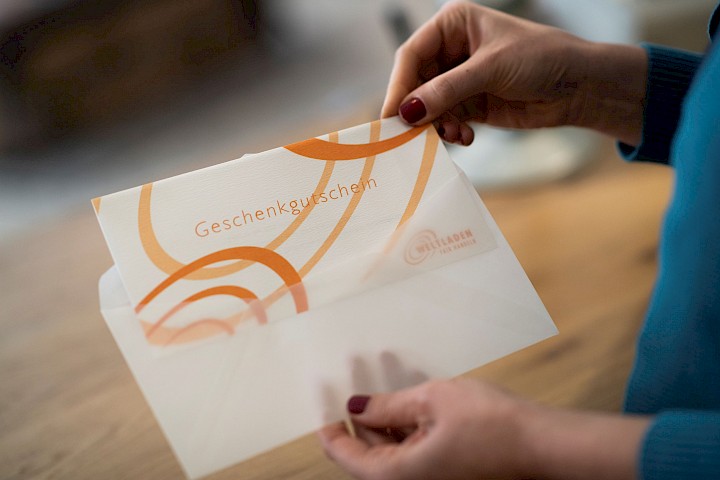 Geschenkgutschein im Corporate Design