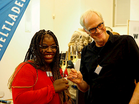 Gifty Rosetta Amo Antwi und Matthias Fiedler
